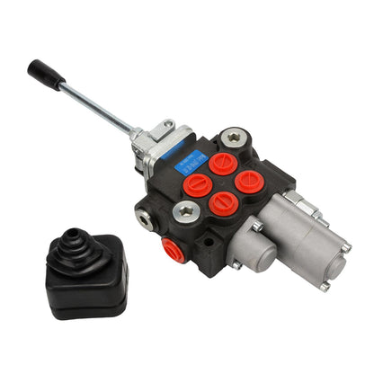 ‎JAHEZYAN Hydraulic Control Valve with Float, 2 Spool 11GPM Hydraulic Directional Valve for Log Splitters, Tractors Loaders