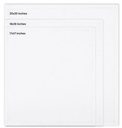 Utopia Home White Cloth Napkins (12 Pack, 18x18 Inches), Ideal Dinner Napkins for Party, Wedding and Lunch/Dinner