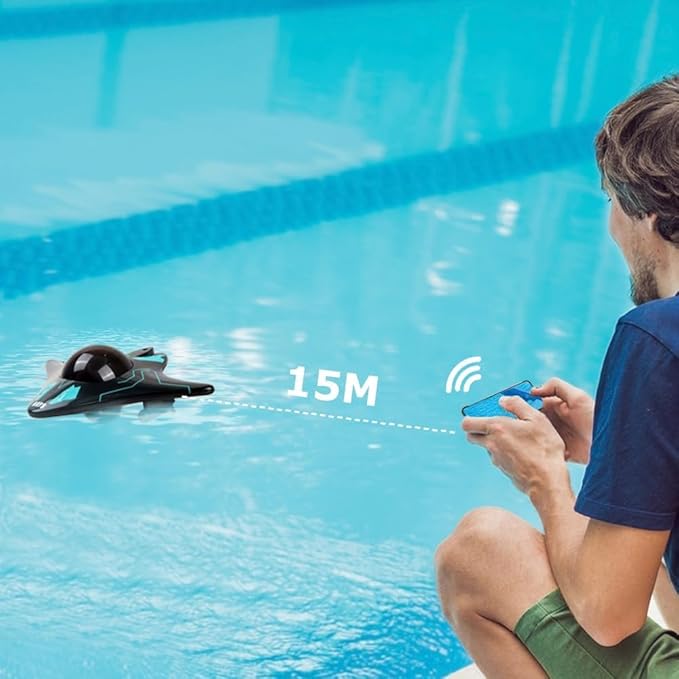 RC Camera Boat 6CH Waterproof WiFi Mini Remote Control Boat for Lakes &amp Pools Real-Time Shoot Outdoor Children Toys