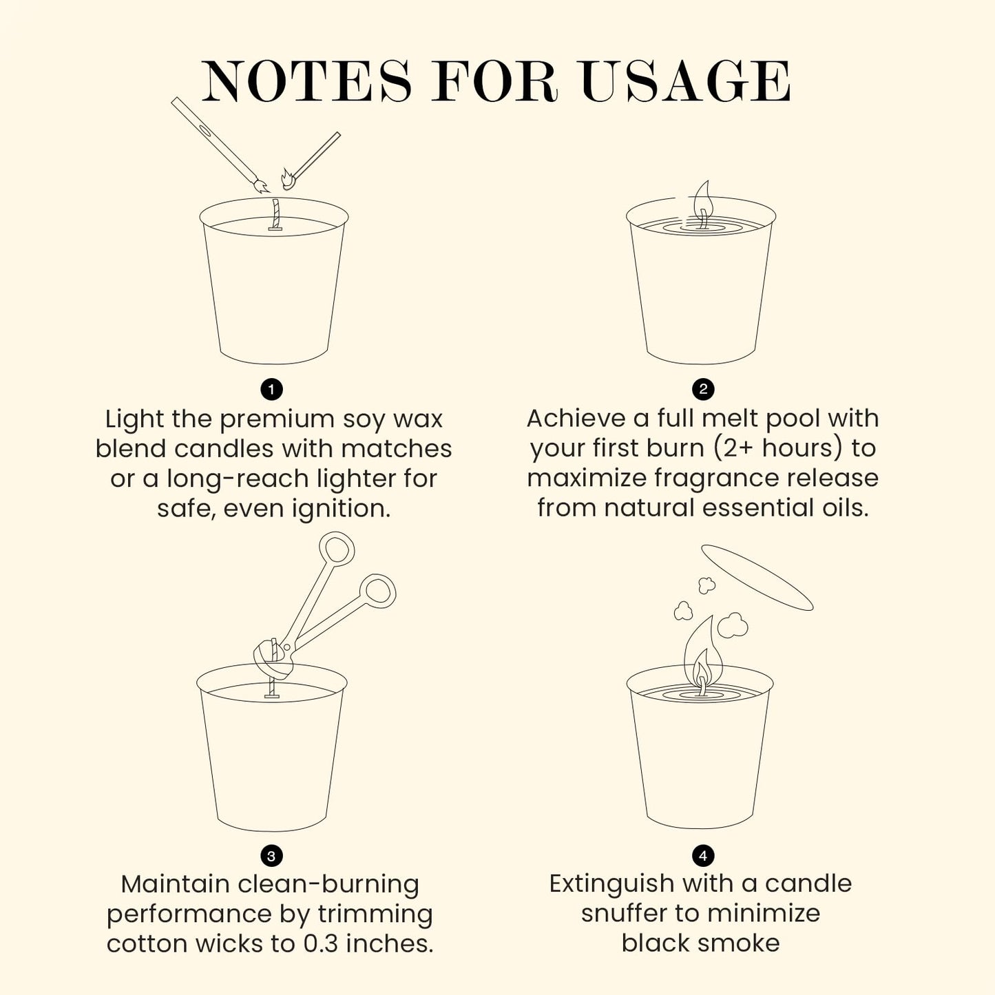 M&SENSE Natural Soy Candle| Vanilla Sandalwood | 5.3 oz | Mini Spring Scented Candles for Relaxation,Meditation, Home Décor | for Bedroom, Office, Party Small
