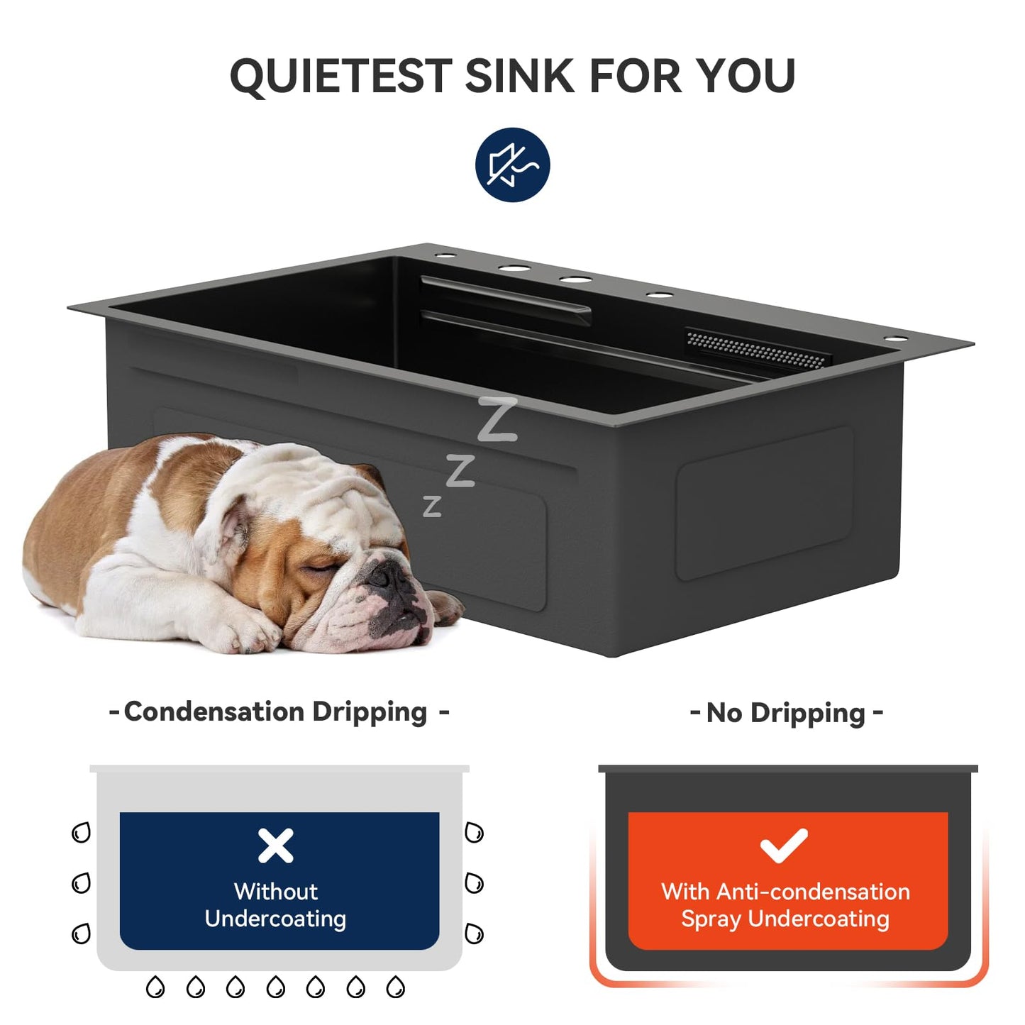Lordear 30 Drop In Kitchen Sink with Faucet 30x22 Inch Black Waterfall Kitchen Sinks Topmount Stainless Steel 16 Gauge Single Bowl Workstation Kitchen Sink With Faucet Combo