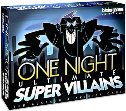 One Night Ultimate Super Villains Family Friendly Party Game Fun Game for Kids &amp Adults Engaging Social Deduction Fast-Paced Gameplay Hidden Roles &amp Bluffing