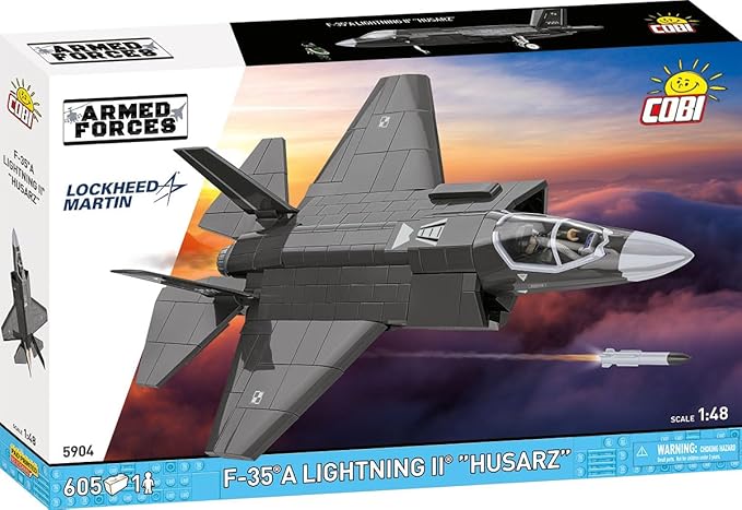 COBI Armed Forces F-35A Lightning II HUSARZ Building Set 605 Pieces