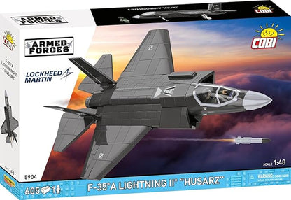 COBI Armed Forces F-35A Lightning II HUSARZ Building Set 605 Pieces