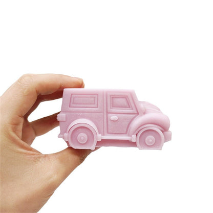 Creative Bus Car Flower Pot Silicone Mold Concrete Succulent Planter Cactus Vase Mold Candle Pen Holder Plaster Cement Clay Resin Mould