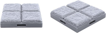EnderToys Locking Dungeon Tiles - Masonry and Stone Wargame Terrain for Tabletop 28mm Miniatures 3D Printed Scenery