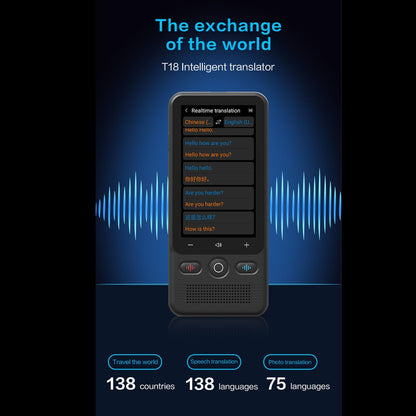 AI Language Translator Device, 2026 Upgraded Translator No WiFi Needed, 160+ Languages Instant Two-Way Vioce Translator, Offline/Photo Translation for Business Travel