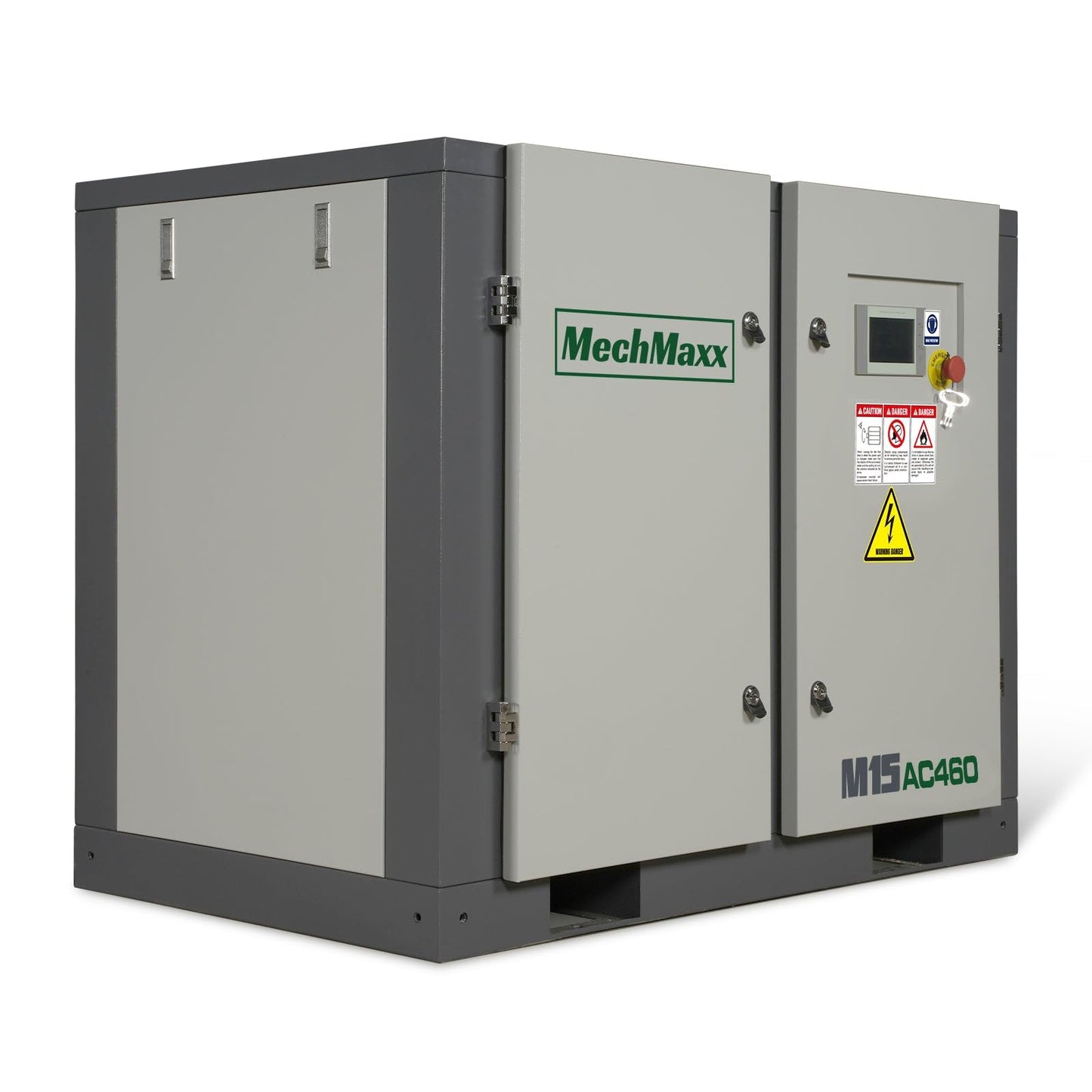 MechMaxx 15HP Rotary Screw Air Compressor – 45 CFM, 116 PSI, 460V 3-Phase | Industrial-Grade, M15AC460