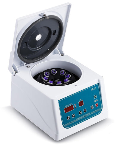 CGOLDENWALL Centrifuge Machine Lab PRP Benchtop Centrifuge 100-4000RPM Low Speed Desktop Centrifuge Machine Timer 1-99min 8x15ml