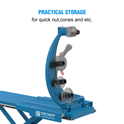 VECONOR Pneumatic Tire Lifter, for Wheel Balancer, Tire Lifting Machine, Wheel Moving Machine, with Movable Device, Blue