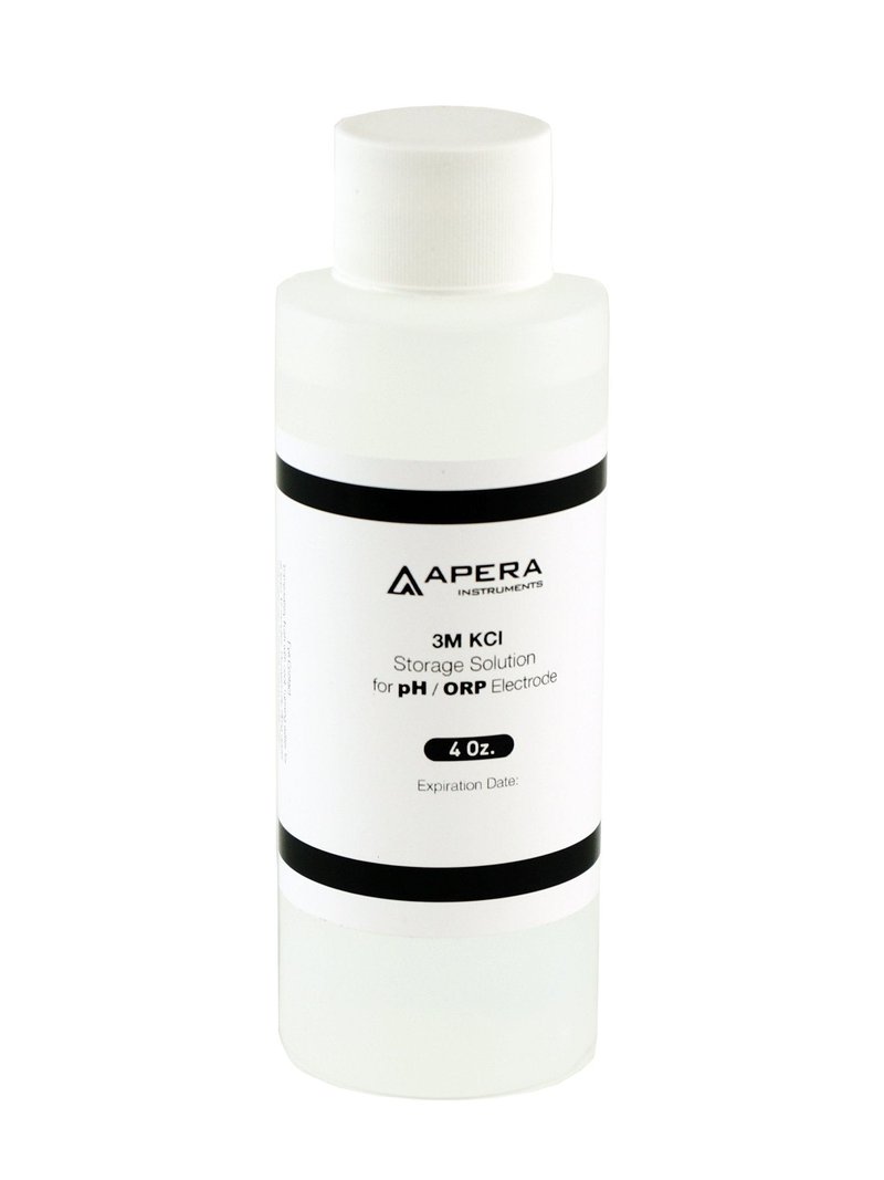 Apera Instruments, LLC-AI1104 16oz. pH Calibration Buffer Solution Kit (pH 4.00, 7.00 & 10.01), plus 3M KCL Storage Solution and CalBox