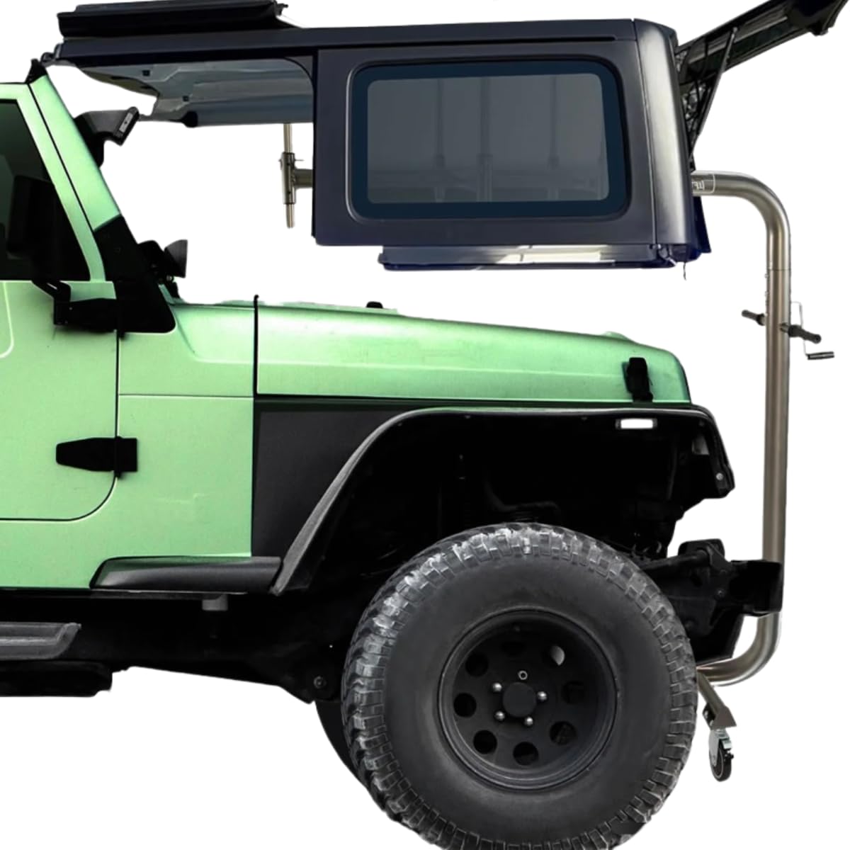 TOPLIFT PROS LIFTnGo Hard Top Removal and Storage System Compatible with Jeep Wrangeler 2 & 4 Door YJ, TJ,JK, JL & 4XE and Compatible with Ford Bronco 4 Door & 6 Gen+ Hard Top Jack Roll System