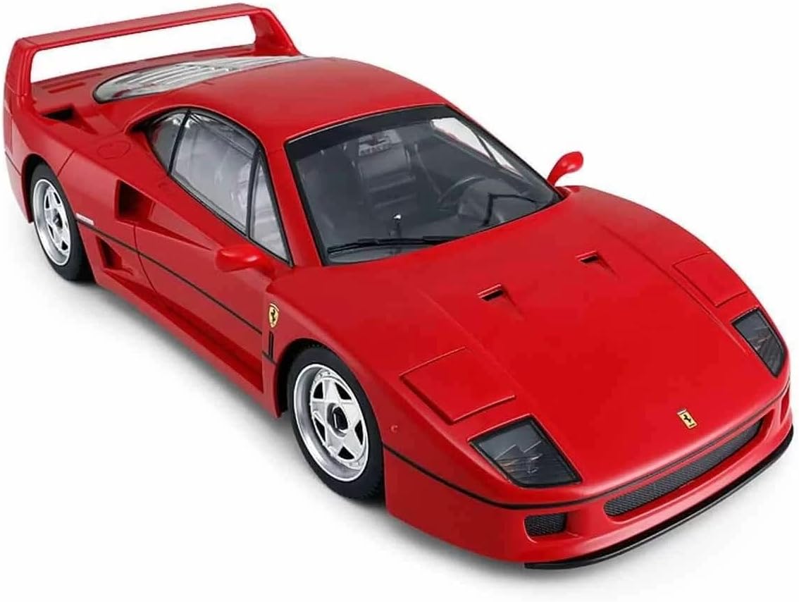 Radio Remote Control 1/14 Scale Ferrari F40 Licensed RC Model Car w/Front Light Controller Open/Close(Red)unisex-children