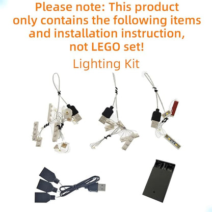 LED Light Kit for The White House - Compatible with Lego Architecture Collection 21054 Building Blocks Model (Model Set Not Included)