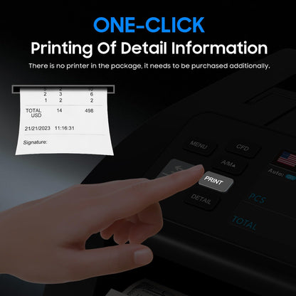 Mixed Denomination Money Counter CIS/MG/IR/DD/DBL/HLF/CHN，Dollar Euro MXN GBP CAD Money Counter Machine with Value Add Batch Modes on TFT Display