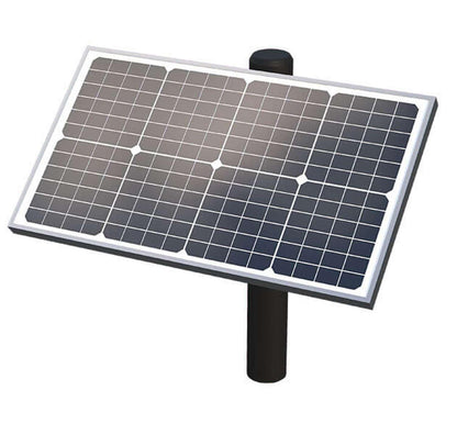 Ghost Controls Heavy Duty Single Solar Automatic Gate Opener Smart Bundle with 30w Solar Panel and MultiConnect
