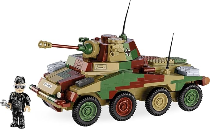 COBI Historical Collection WWII Sd.Kfz 234/2 Puma Vehicle Building Set 470 Pieces