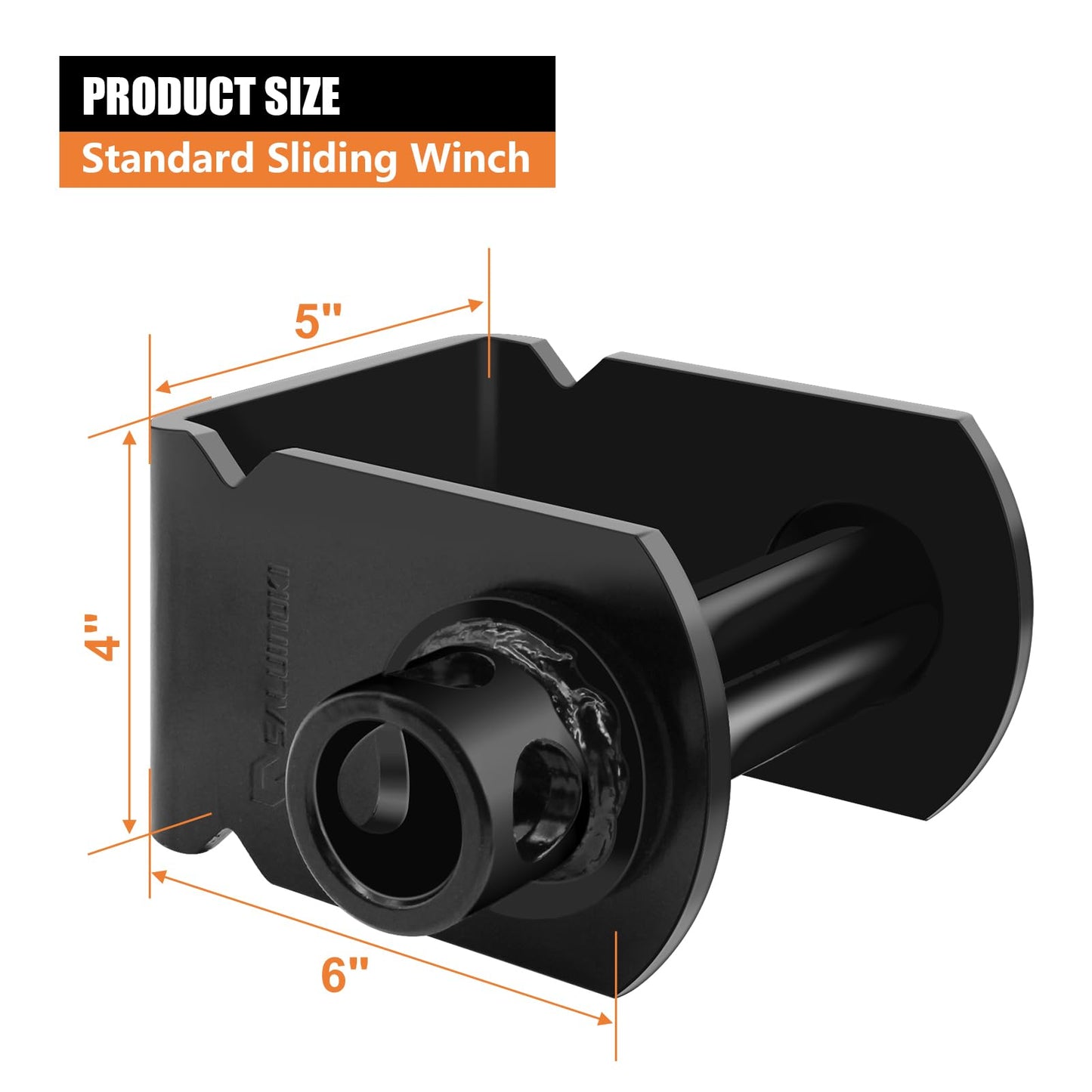 SALUINOKI 4 Pack Sliding Winch for Flatbed Trailer Compatible with 4 inch Flatbed Winch Straps 30 Ft, Flatbed Equipment Accessories for Tie Down System
