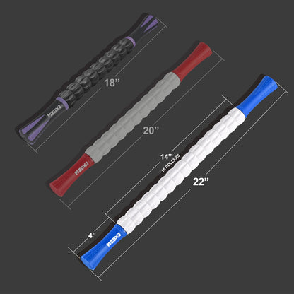 Muscle Roller, Massage Roller Stick for Athletes, Help Reducing Muscle Soreness Cramping Tightness Leg Arms Back Calves Muscle Massager