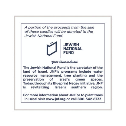 Rite -Lite Judaica Premium Chanukah Candles. Handcrafted, Tri-Color Blue/White Stripe. Box of 45