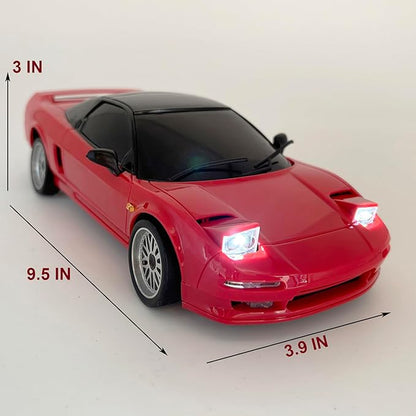 LDRC Drift Car RWD 1/18 Scale RC Drift Car with Gyro Racing Remote Control Cars for Adult Hobby Drifting Toy Proportional Throttle Steering ESP Gyroscope Metal Drive Shaft LD1803
