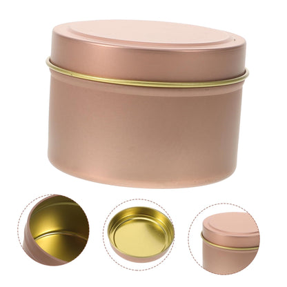 GOOHOCHY 12pcs Metal Tea Light Candle Holders Diy Aromatherapy Candle Cans Empty Jar Tins