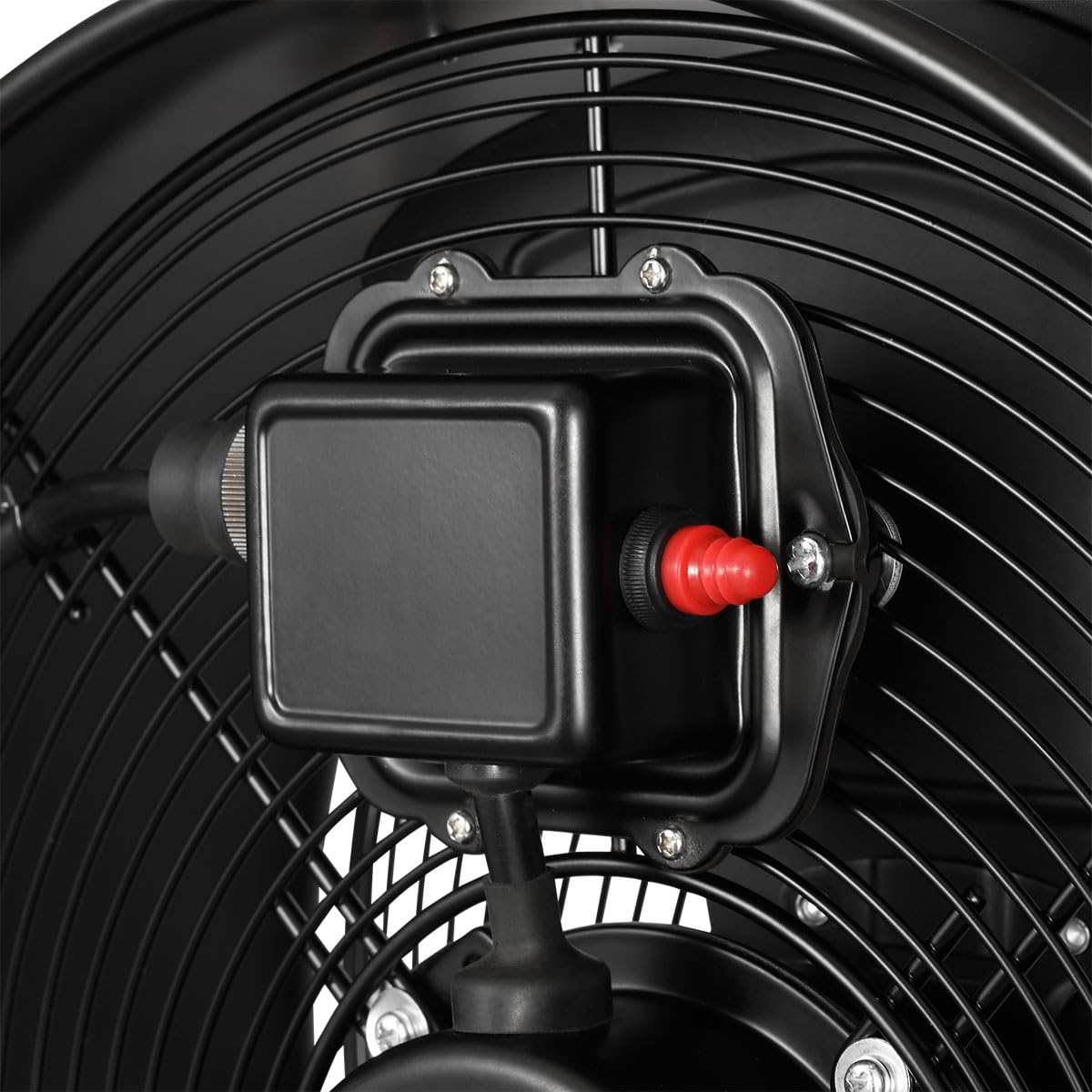 BLOTEK W58352 16-Inch Dust King High Velocity Floor, Exhaust, or Blower Fan, Black, 3-Speed, 270-Degree Adjustable Tilt, IP64 Waterproof, Ideal for Contractors and DIY in Warehouses and Factories