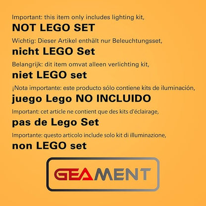 LED Light Kit Compatible with Lego 21108 Ghostbusters ecto 1 (Ver.2014) - Lighting Set for Building Model (Model Set Not Included)
