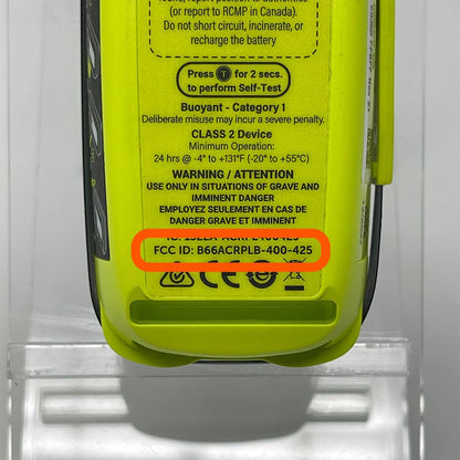 ACR ResQLink View RLS - SOS Personal Locator Beacon - Digital Display, Return Link Service, GPS Global Coverage to Alert Search and Rescue - Outdoor Emergency, Ideal for Hiking Hunting Boating Fishing