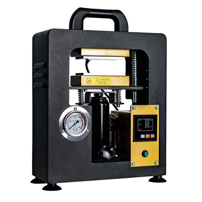 5-Ton Hydraulic Heat Press Machine with Dual 3x5 inch Heated Plates, Digital Timer and Temperature Control