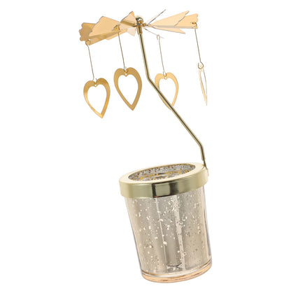 Ciieeo 2pcs Rotating Candle Holder Creative Metal Scented Candle Stand for Dining Table Decor Elegant Design for Candlelight Dinners Easy Assembly and Use