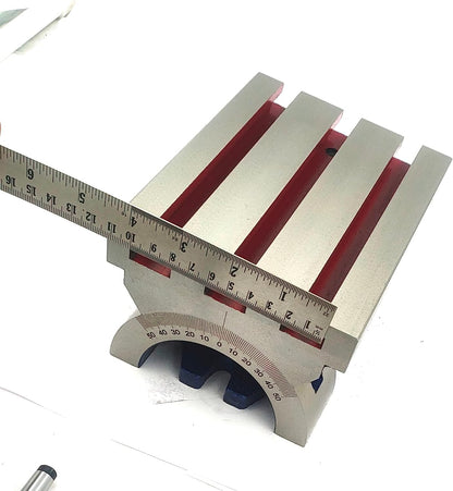 Buyohlic Tilting Milling Table Cast Iron Body Robust, Heavy Duty & Durable ((5" x 7" Inch II 125 x 175 mm))