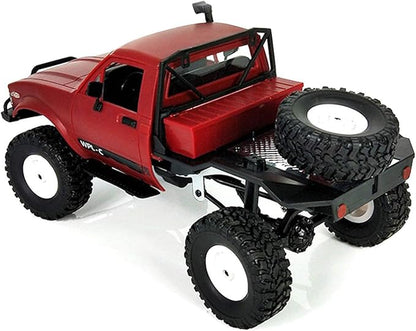 YIKESHU RC Crawler RC Truck Remote Control Rock Crawler Off-Road Racing Vehicles 1:16 2.4G 2CH 4WD Offroad Semi Trucks All Terrain Car RTR Hobby RC Pickup for Adults