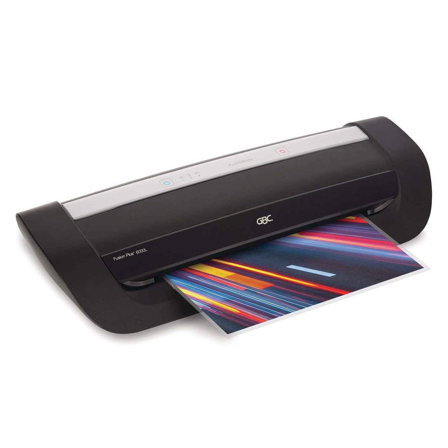 GBC Thermal Laminator Machine, Fusion 6000L, 12 Inch, 1 Min Warm-Up, 3-10 Mil, with 50 EZUse Laminating Pouches for Home, Office and Classroom, Black (1703097)