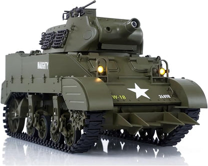 TOUCAN RC HOBBY US in Stock 1/16 RC Tank Simulation 360° Turret Rotary M8 HMC Scott Radio Control Battle Tank Smoke Sound Lights RTR Combat Vehicle