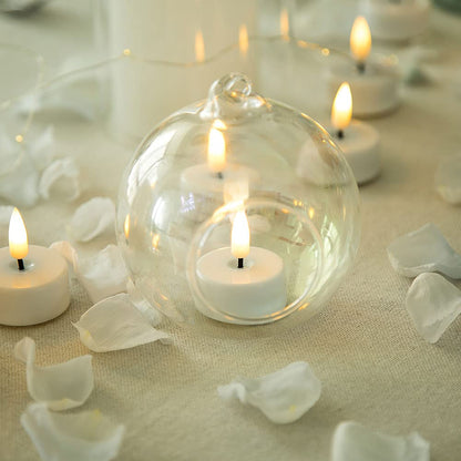 ENERJARY LED Tea Light Candles with Timer Flickering Flame 12pcs Battery Operated Realistic Bright Unscented Tea Light Fake Candles for Romantic Wedding Home Xmas Decor Birthday Halloweens Warm White