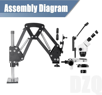 DZQ Microscope and 4 Inch Ball Vise