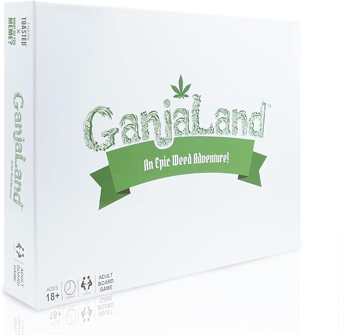Ganjaland The Epic Weed Game for Social Gatherings Weed Board Games for Adults