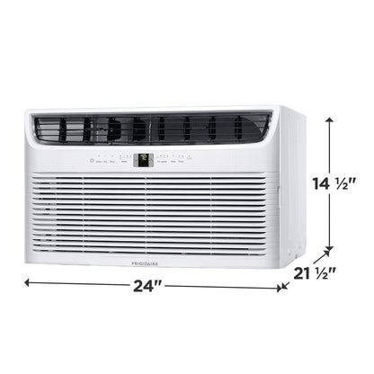 Frigidaire 115V 12000 BTU Wall Air Conditioner with Dehumidifier, Fan & Remote Control, Quiet Energy Efficient Wall Mounted AC Unit for Home Cooling, Cools Rooms Up To 550 Sq Ft