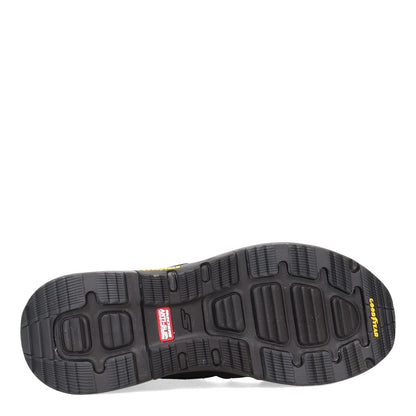 Skechers Men's Go Walk Outdoor-Athletic Slip-On Trail Hiking Shoes with Air Cooled Memory Foam, Black, 10