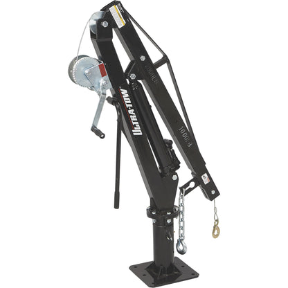Ultra-Tow Hydraulic Pickup Truck Crane with Hand Winch - 2000-Lb. Capacity