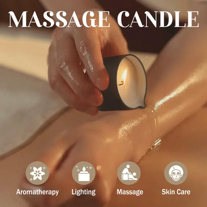 12pcs Massage Oil Candle,Moisturising Natural Soybeans Gift Sets,1oz Low Temperature Body Oil Scented Candles for Home Spa & Relaxation