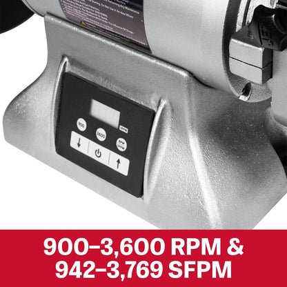 JET Variable Speed 8" Grinder and 4" x 36" Belt Sander, 1 HP, 115/230V 1Ph (Model IBGB-436VS)