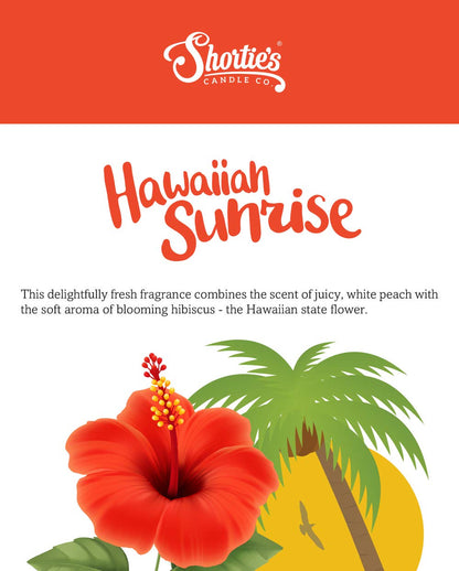 Shortie's Candle Company Hawaiian Sunrise™ Premium Wax Melts 4 Pack - 12 Oz., Strong & Long Lasting, Non-Toxic - Made with Essential & Natural Oils - Formula 117