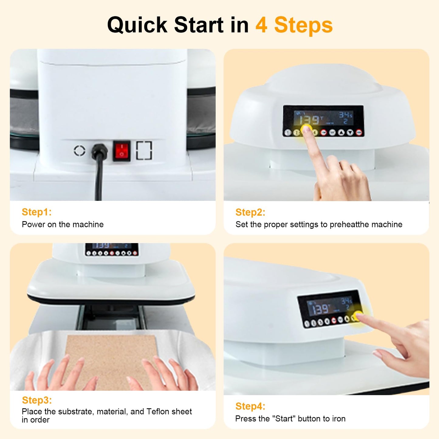 Auto Heat Press 2, Heat Press Machine for T Shirts with Adjustable Pressure & Higher Heating Height, Rapid Heating, Even Heat Distribution, 15x15 for HTV, Sublimation, Heat Transfer Projects