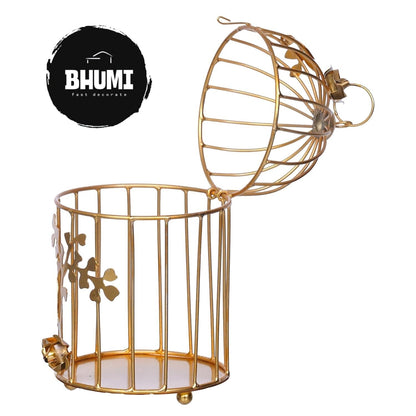 Gold Plated Colour tealight Candle Holder with Flower Vine- Diwali Candle Holder- Diwali Decorations Items for Home Decor Visit The Webelkart Store (1 pcs)