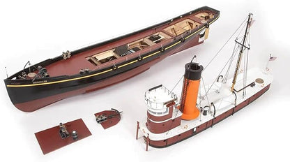 Occre Hercules 1:50 Wood Tugboat Ready for RC Modelship kit for Adults to Build