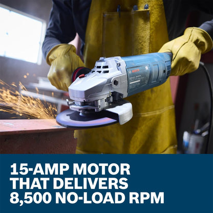 Bosch GWS22-180J 7 In. Large Angle Grinder – 15 Amp