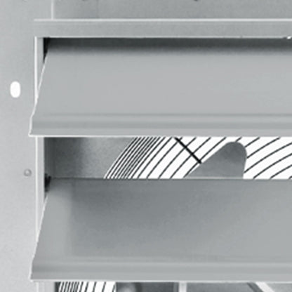 PeacefulHues 24 Inch Shutter Exhaust Fan, Aluminum Automatic Wall Mount Ventilation Fan, 3500 CFM High Speed with 1500 RPM Quiet Motor for Greenhouse, Warehouse, Attic, Shop, Commercial Use
