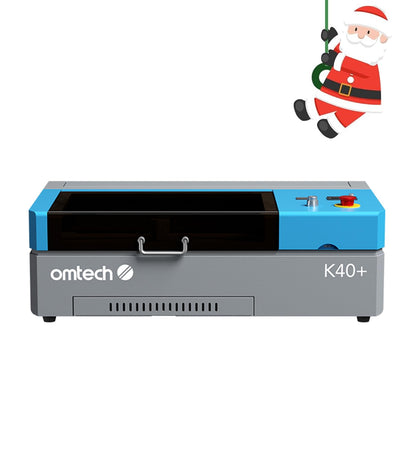 OMTech K40+ 45W CO2 Laser Engraver, 12"x8" Desktop Laser Cutter & Engraving Machine for Home Use, LaserGRBL LightBurn Compatible, Adjustable Laser Head Air Assist for Wood Glass More